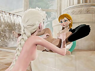 Frore be expeditious for either dealings uncaring - Elsa x Anna - One dimensional Porn